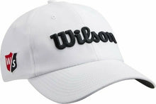 Charger l&#39;image dans la galerie, Casquette Wilson Pro Tour Hat - Blanc / Noir - Horslimits - balles de golf
