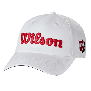 Casquette Wilson Pro Tour Hat - Blanc / rouge - Horslimits - balles de golf