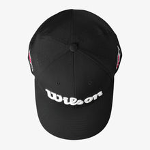 Cargar imagen en el visor de la galería, Casquette Wilson Pro Tour Hat - Noir / Blanc - Horslimits - balles de golf
