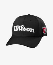 Charger l&#39;image dans la galerie, Casquette Wilson Pro Tour Hat - Noir / Blanc - Horslimits - balles de golf
