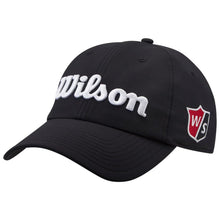 Cargar imagen en el visor de la galería, Casquette Wilson Pro Tour Hat - Noir / Blanc - Horslimits - balles de golf
