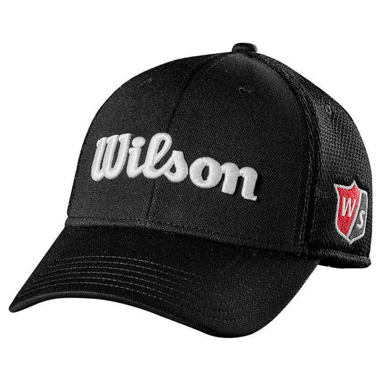 Casquette Wilson Tour Mesh Golf Cap Noir / Blanc - Horslimits - balles de golf