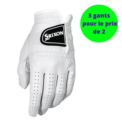 Gant Cuir Srixon Premium Cabretta Blanc - Horslimits - balles de golf