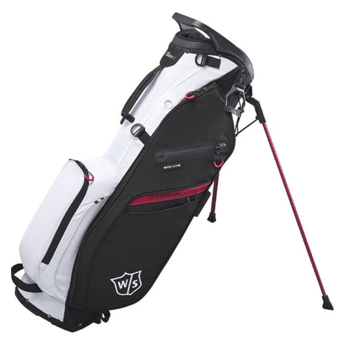 Sac de Golf - Wilson Staff - Sac trepied Exo Lite Stand Bag Noir et Blanc - Horslimits - balles de golf