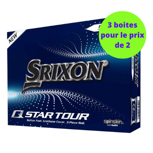SRIXON | 12 Balles de golf Q-Star Tour 4 - Horslimits - balles de golf