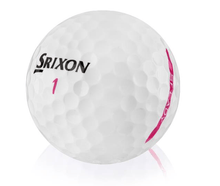 Charger l&#39;image dans la galerie, Srixon - 12 x12 Balles Soft Feel Lady logotées Blanches/Roses - Horslimits - balles de golf
