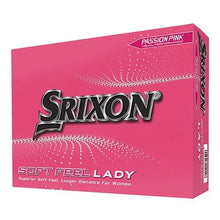 Cargar imagen en el visor de la galería, Srixon - 12 x12 Balles Soft Feel Lady logotées Blanches/Roses - Horslimits - balles de golf
