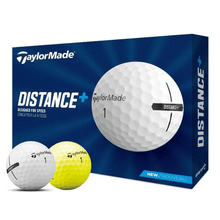 Charger l&#39;image dans la galerie, Taylormade - 12 boites de Distance+ Blanches logotées - Horslimits - balles de golf
