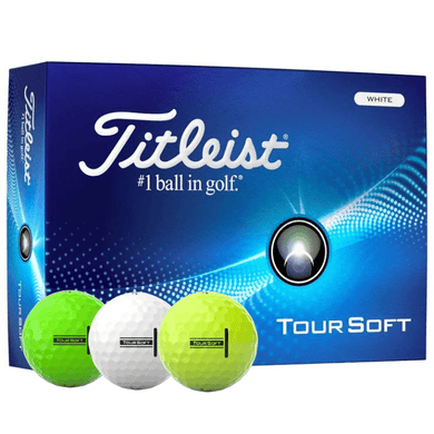 Titleist - 12 Boites Tour Soft logotées - Horslimits - balles de golf